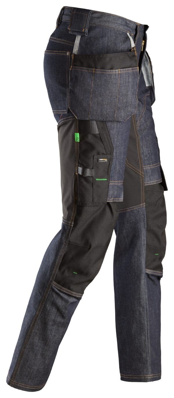 6956 - FlexiWork Denim Work Trousers+ - Image 2