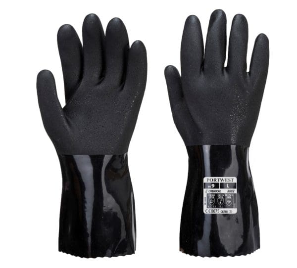 ESD PVC Chemical Gauntlet