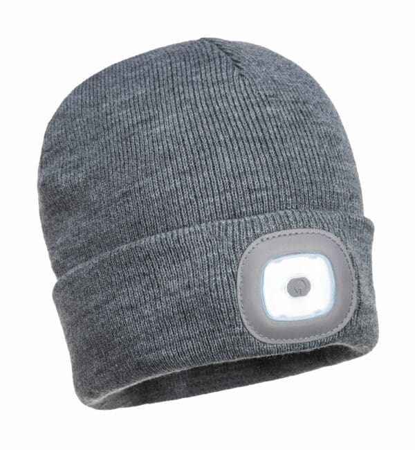 Rechargeable Twin LED Beanie - Image 2