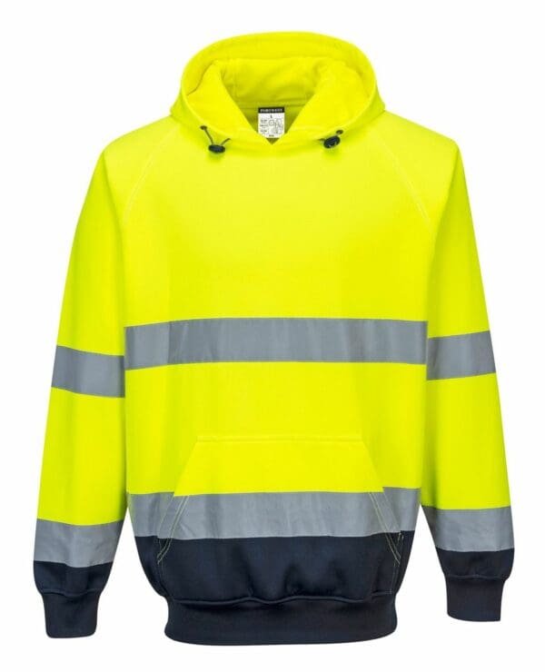 Two-Tone Hooded Sweatshirt
