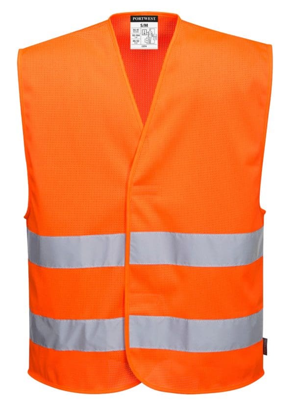 MeshAir Hi-Vis Two Band Vest - Image 3