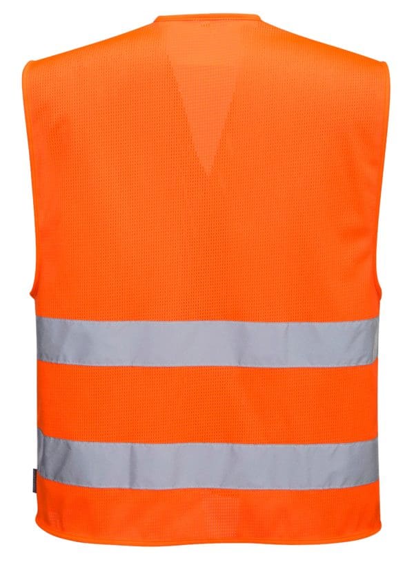 MeshAir Hi-Vis Two Band Vest - Image 4