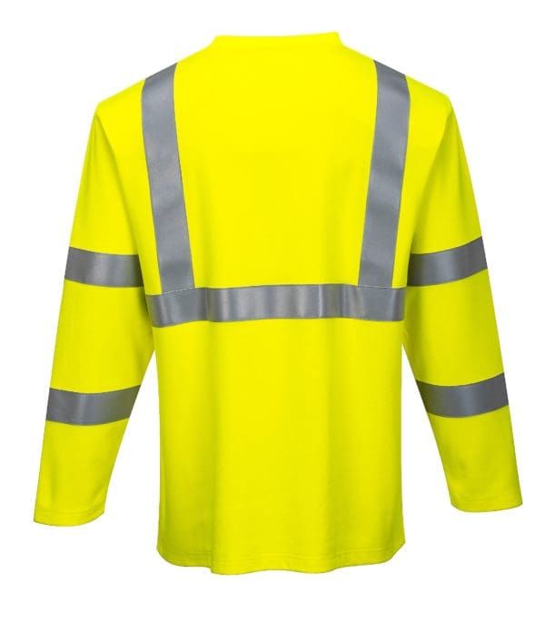 FR Hi-Vis Long Sleeve T-Shirt - Image 2