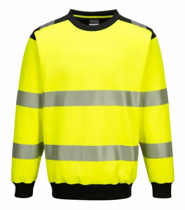 PW3 Hi-Vis Crew Neck Sweatshirt