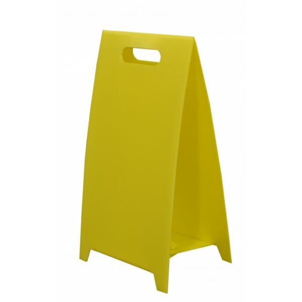 Blank Correx Floor Stand For Signs (Yellow)