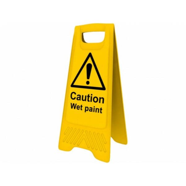 Heavy Duty A-Board - 'Caution Wet Paint'