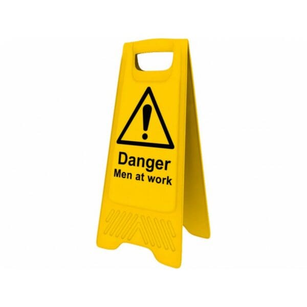 Heavy Duty A-Board - Danger Men at work