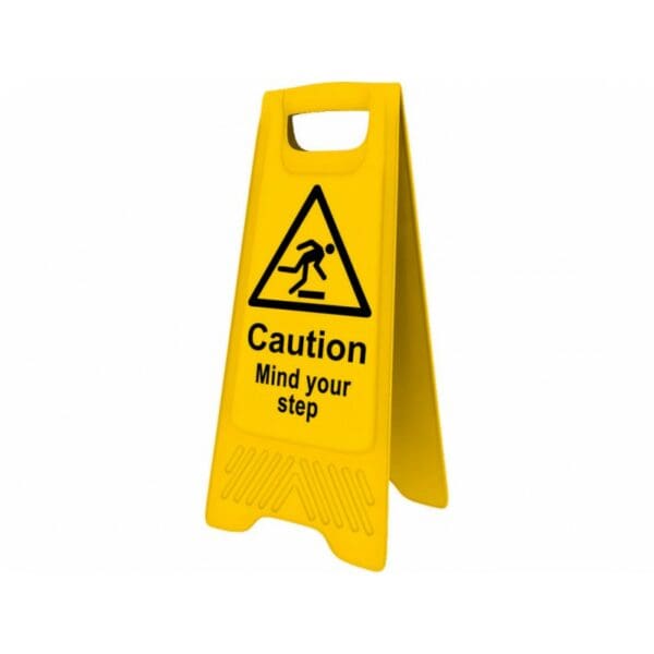 Heavy Duty A-Board - 'Mind your step'