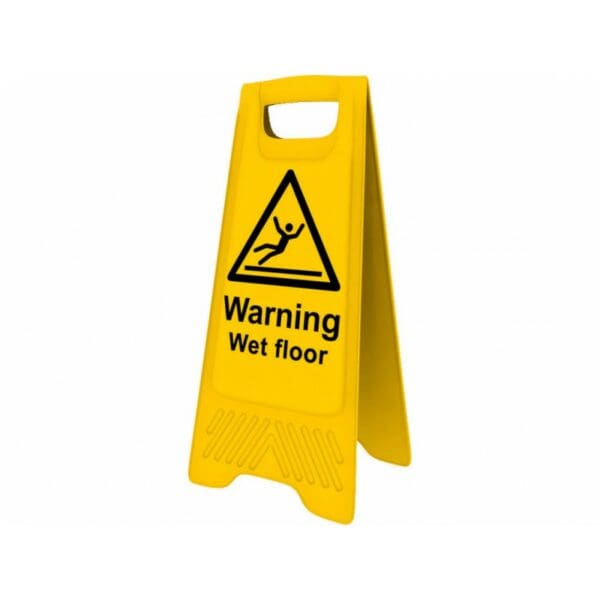 Heavy Duty A-Board - 'Warning Wet Floor'