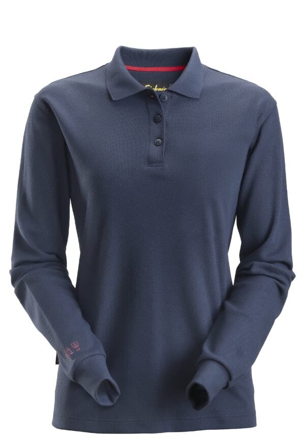 2667 - Woman's Long Sleeve Polo Shirt