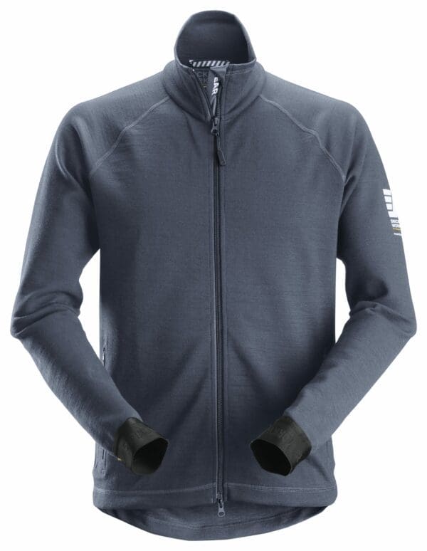 8019 - Midlayer Wool Full Zip Jacket - Image 2