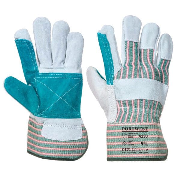 Pack of 12 Double Palm Rigger Glove
