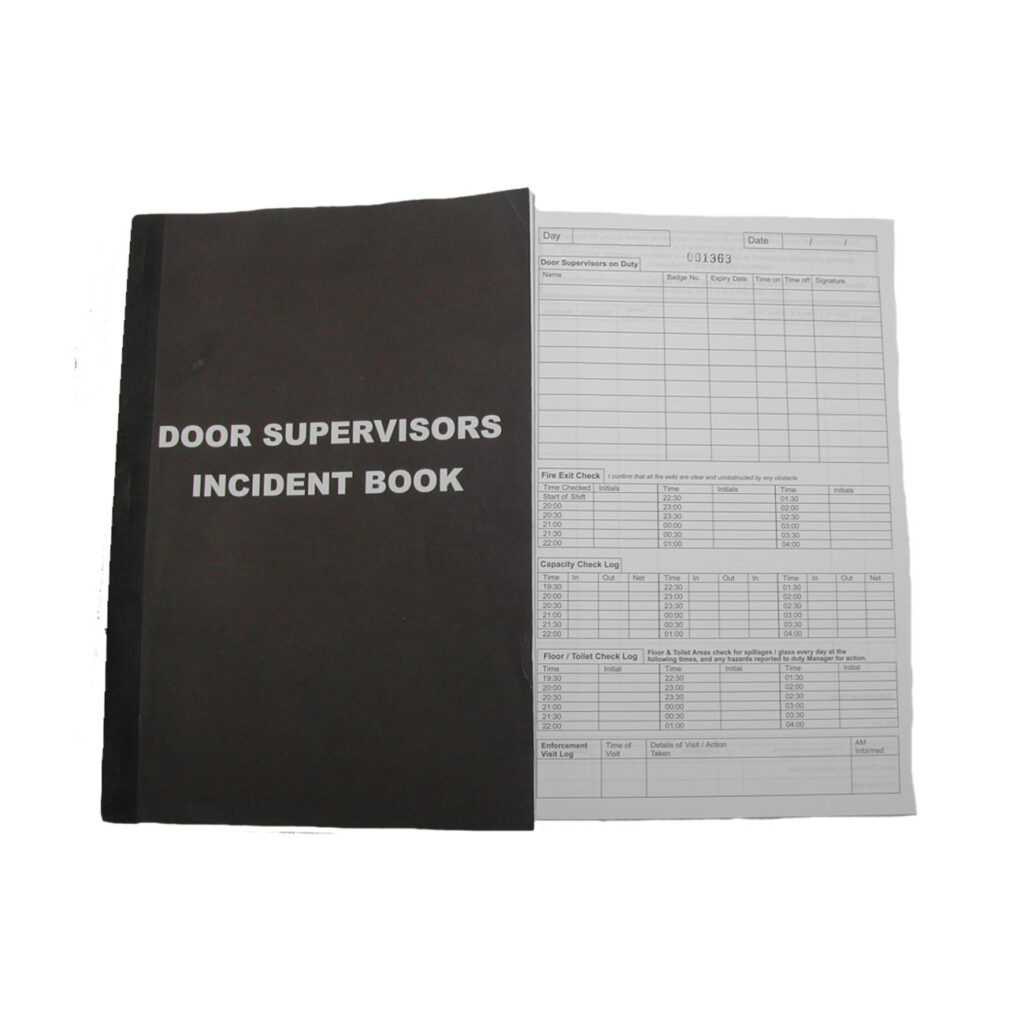DS Incident book