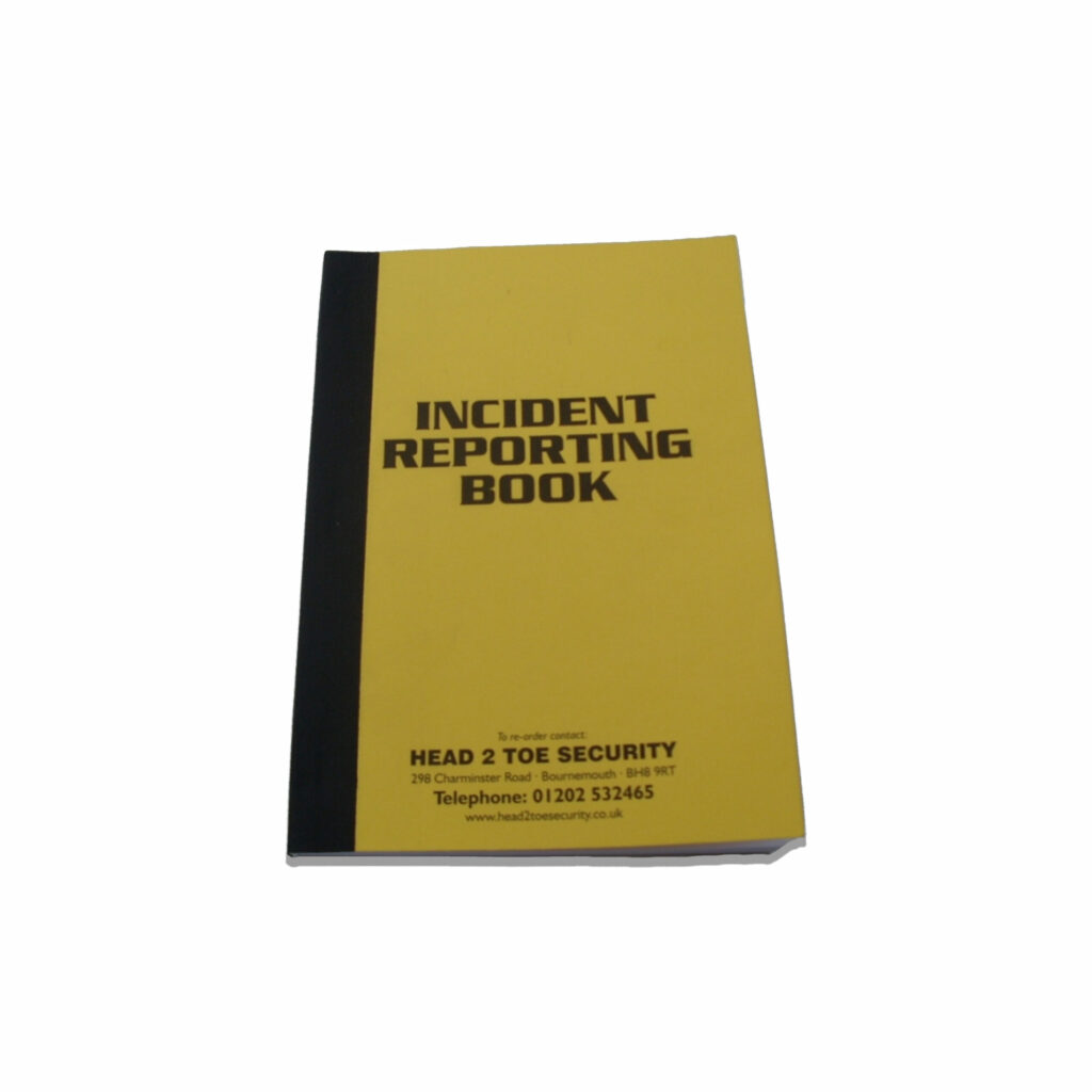 Incident reporting book