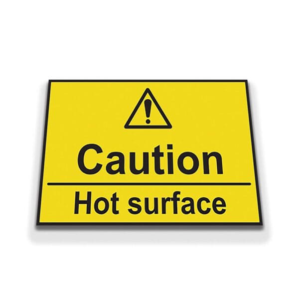 Caution Hot surface