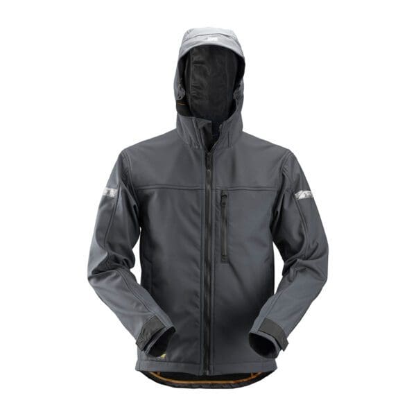 1229 - AllroundWork, Soft Shell Jacket with Hood - Image 5