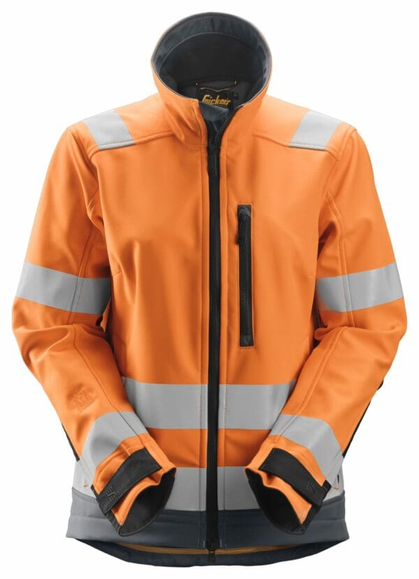 1237 - AllroundWork, Women's High-Vis Softshell Jacket Class 2/3