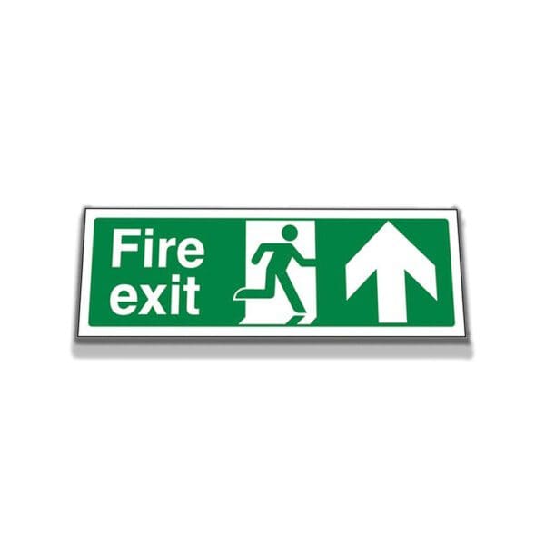 Fire Exit (Man Arrow up) Safety Sign