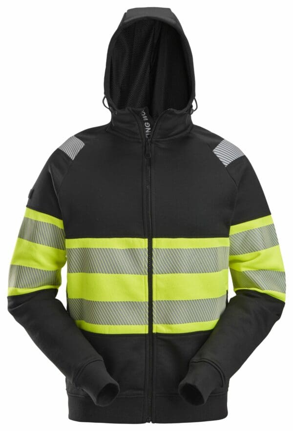 2838 - High-Vis Class 1 Full Zip Hoodie