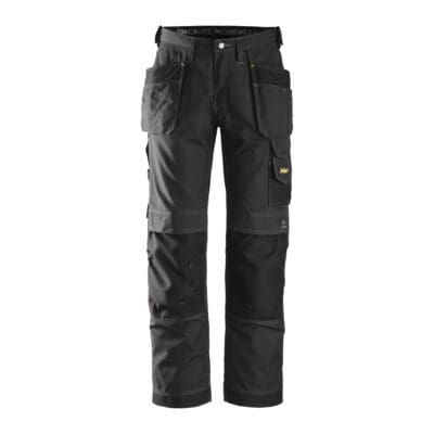 3213 - Craftsmen Rip-Stop Trousers with Holster Pockets Black Size 056