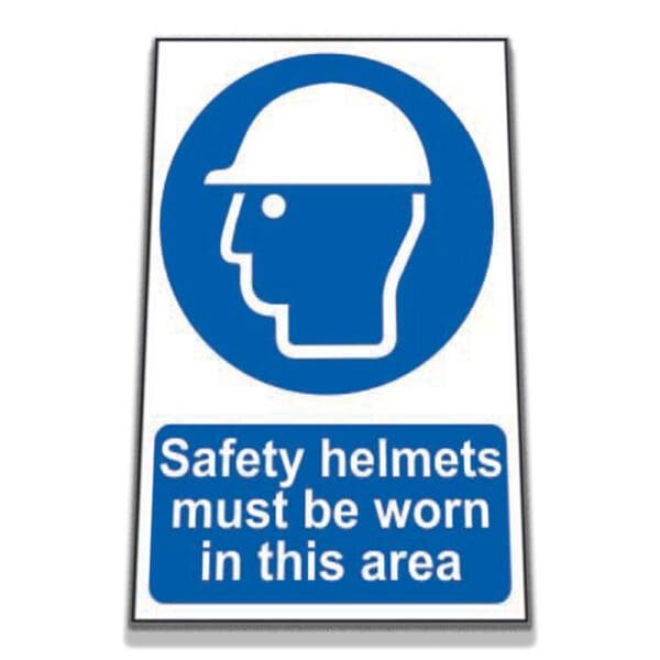 Safety helmets must be worn in this area