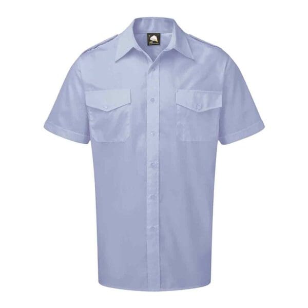 White Short Sleeved Pilot Shirt