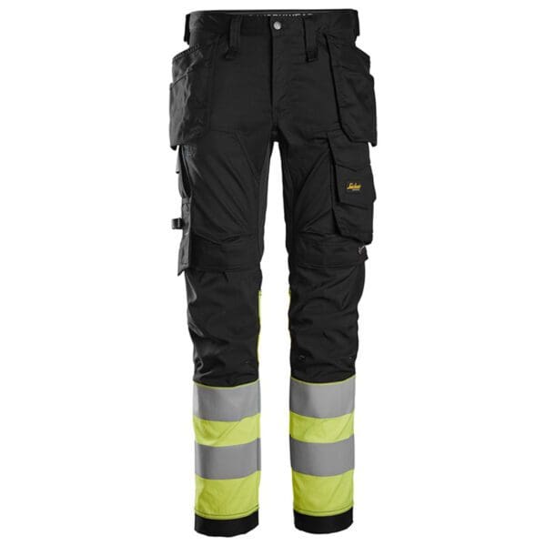 6234 - High-Vis Stretch Trousers Class 1 w/ Holster Pockets - Image 2