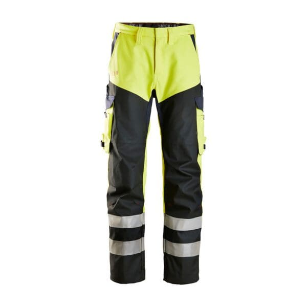 6365 - ProtecWork Trousers Reinforced Front of Leg, High-Vis Class 1