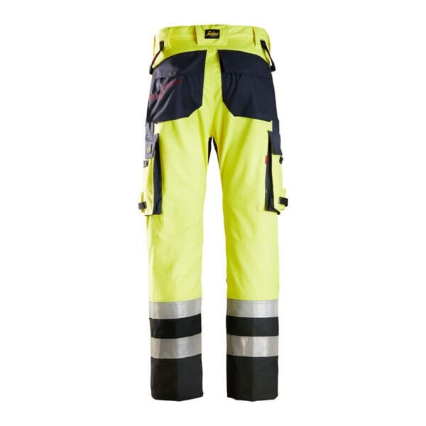 6365 - ProtecWork Trousers Reinforced Front of Leg, High-Vis Class 1 - Image 2