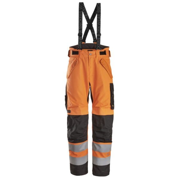 6630 - High-Vis Class 2 Waterproof 37.5 2-Layer Light Padded Trousers