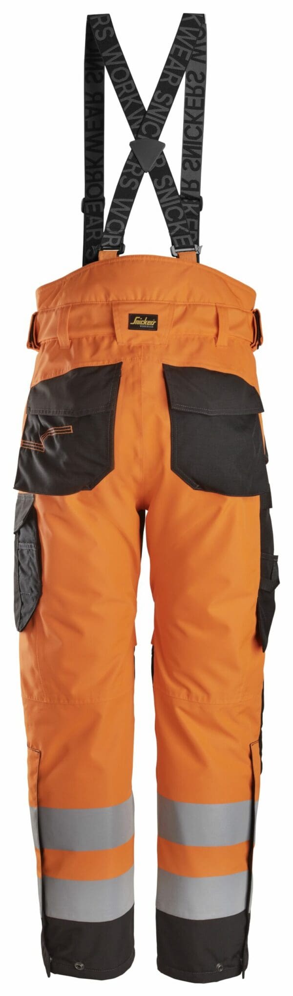 6630 - High-Vis Class 2 Waterproof 37.5 2-Layer Light Padded Trousers - Image 2