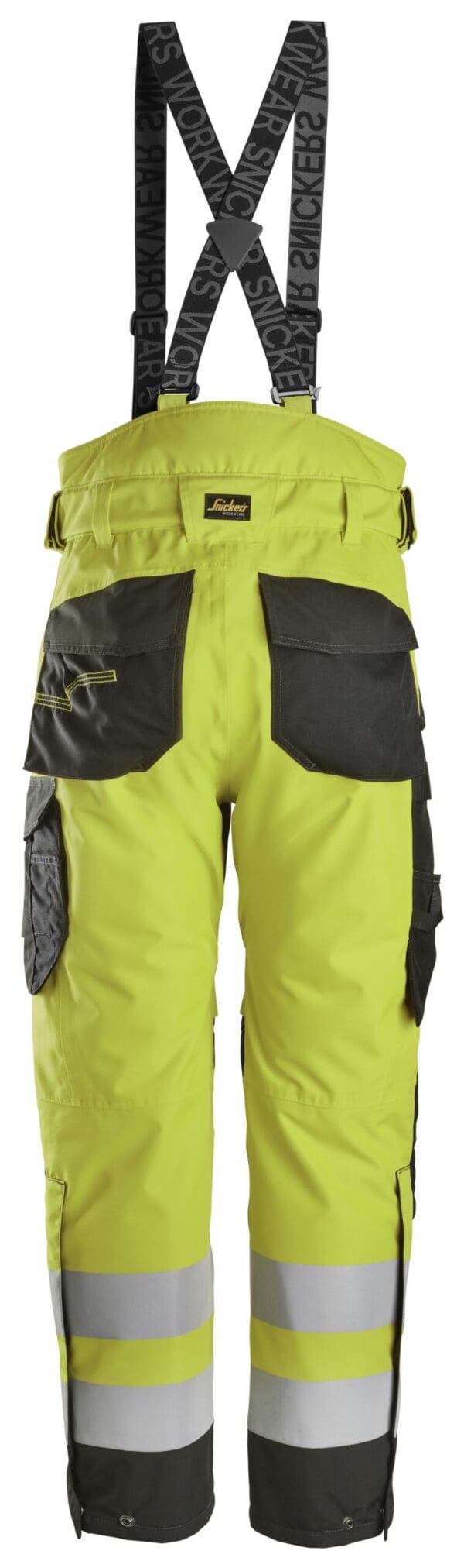 6630 - High-Vis Class 2 Waterproof 37.5 2-Layer Light Padded Trousers - Image 4