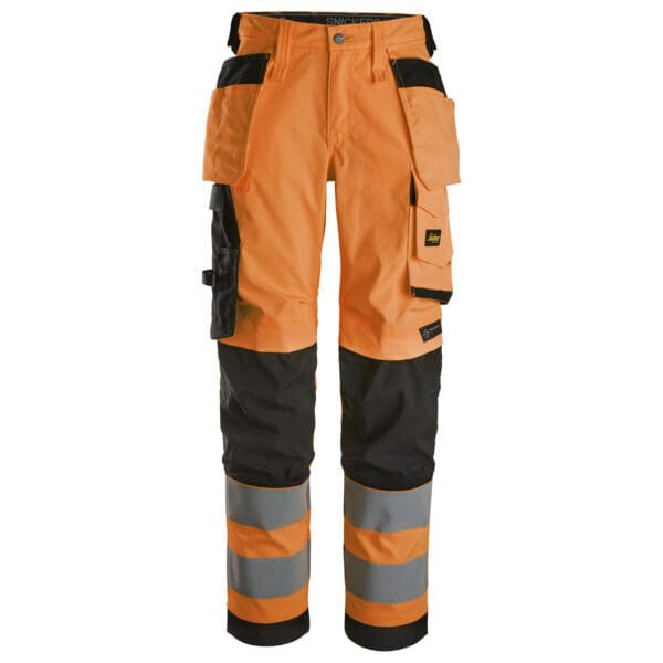 6743 - High-Vis Class 2 Women's Stretch Trousers with Holster Pockets