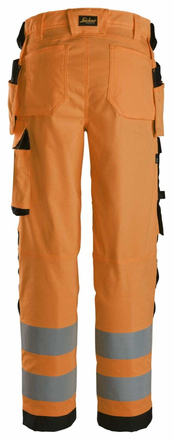 6743 - High-Vis Class 2 Women's Stretch Trousers with Holster Pockets - Image 2