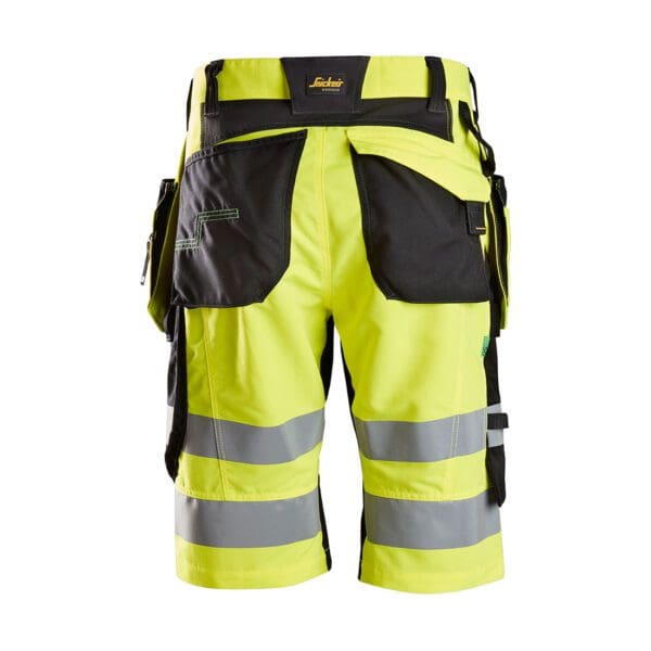 6933 - FlexiWork, High-Vis Shorts+ Holster Pockets Class 1 - Image 2