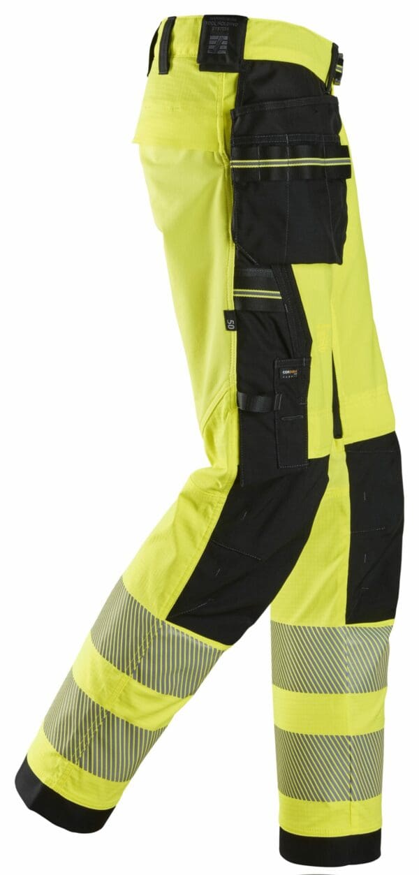6943 - High-Vis Class 2 Stretch Work Trousers with Holster Pockets - Image 2