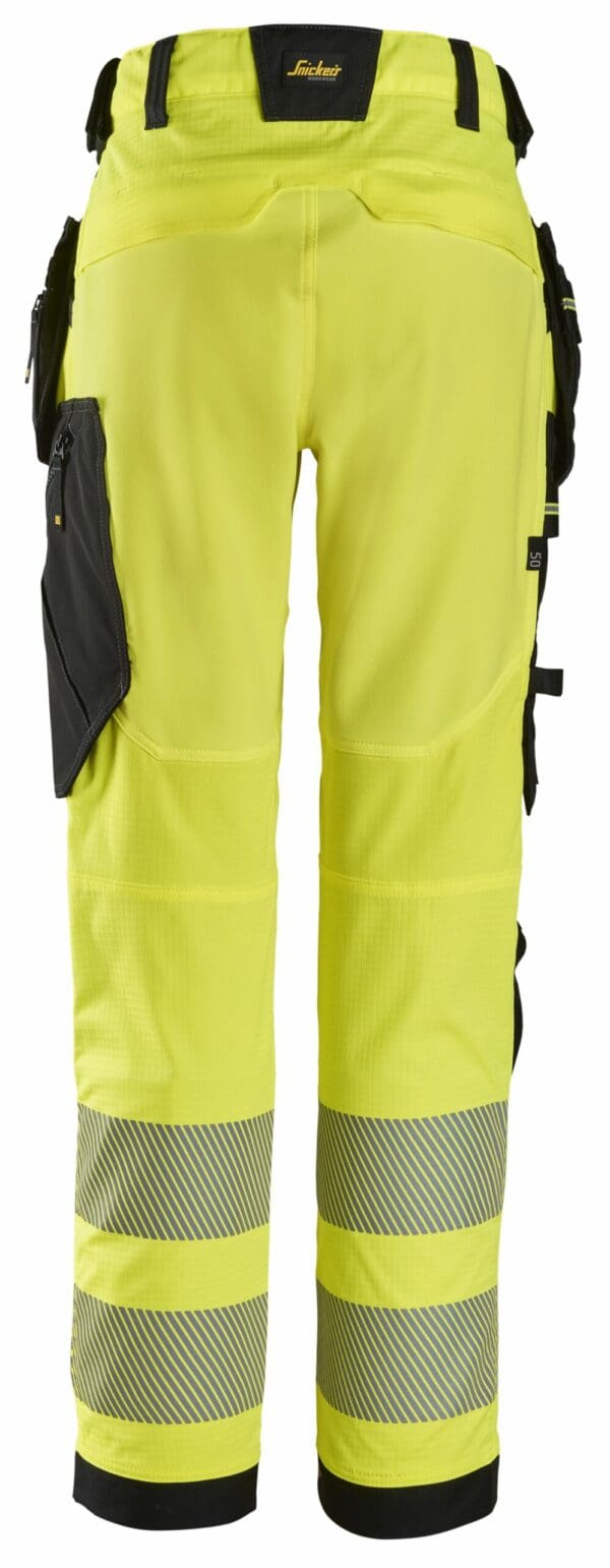 6943 - High-Vis Class 2 Stretch Work Trousers with Holster Pockets - Image 3