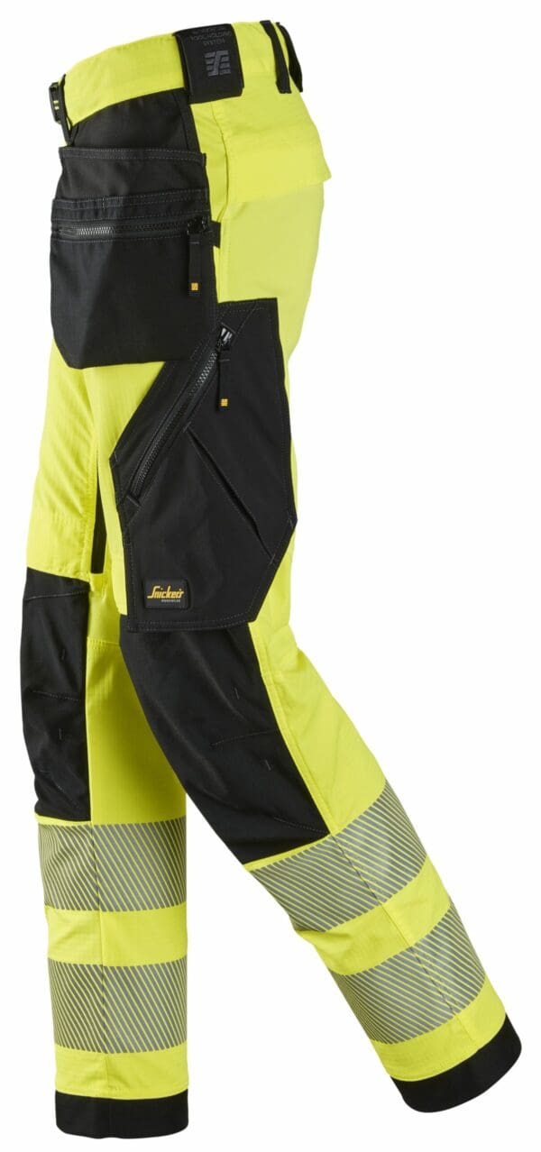 6943 - High-Vis Class 2 Stretch Work Trousers with Holster Pockets - Image 4