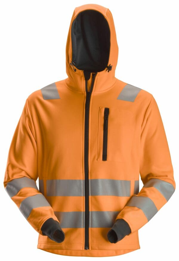 8039 - High-Vis Class 2/3, Full Zip Hoodie
