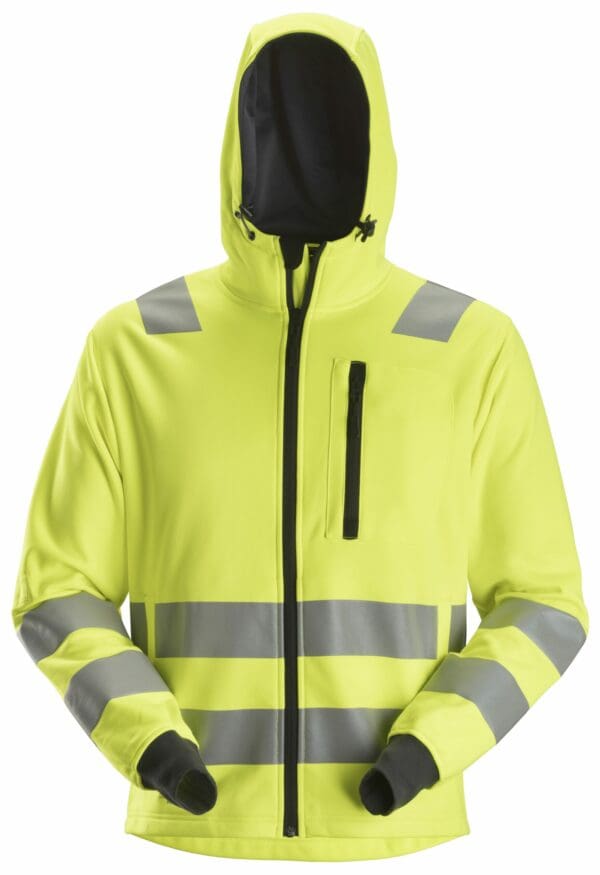 8039 - High-Vis Class 2/3, Full Zip Hoodie - Image 3