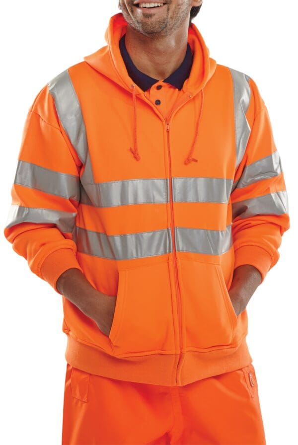 B-Seen Hooded Zipped Sweatshirt - Image 2