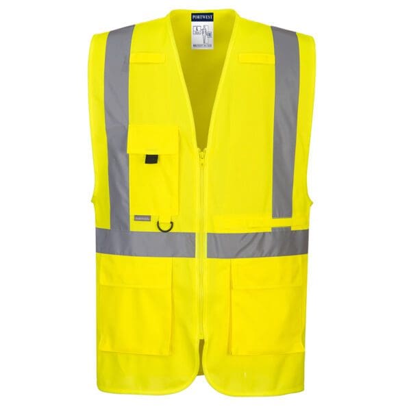 Hi-Vis Executive Vest With Tablet Pocket - Image 2