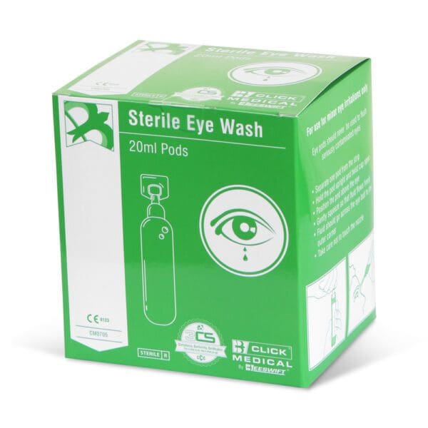 20ml Eyewash Pods - Pack of 25