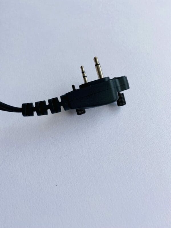 Icom 2 Wire Acoustic Tube Earpiece with Coiled Wire - GRS 2 pin - Image 2