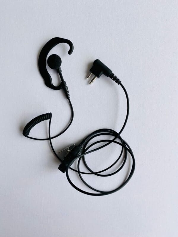 Motorola Kevlar Lined Flexi G Shaped Earhanger - 2 Pin