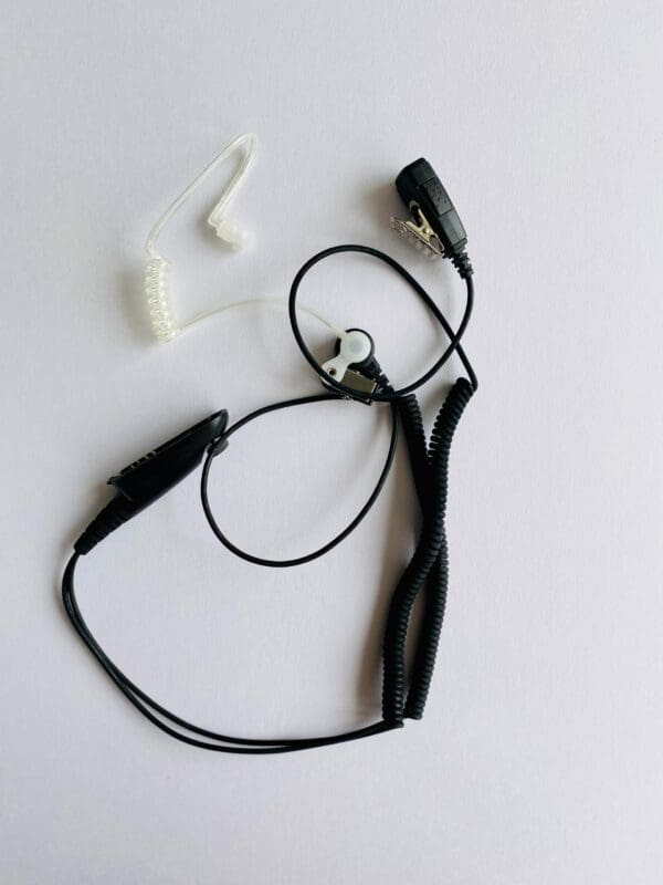 Motorola Ear Piece acoustic Tube In Ear Multi Pin Block, NOT Digital Connection 2 Wire