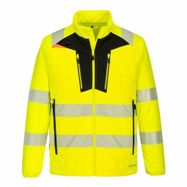 DX4 Hi-Vis Hybrid Baffle Jacket - Image 2