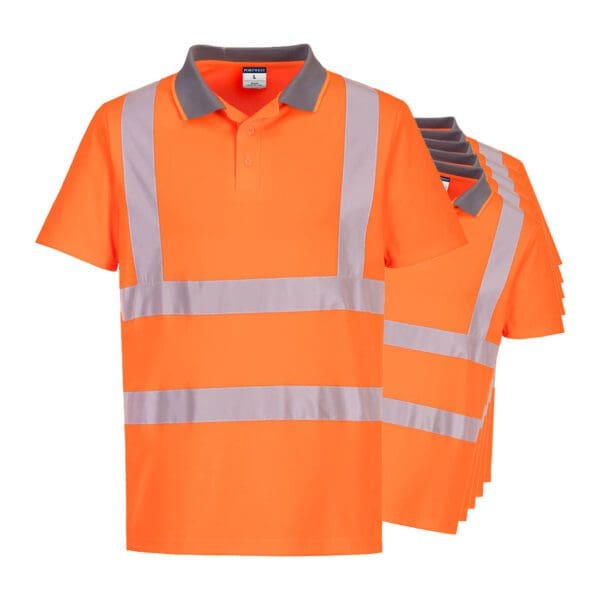 Eco Hi-Vis Short Sleeve Polo (6 Pack)