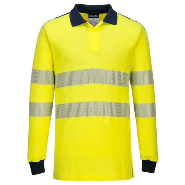 WX3 Flame Resistant Hi-Vis Polo Shirt - Image 2