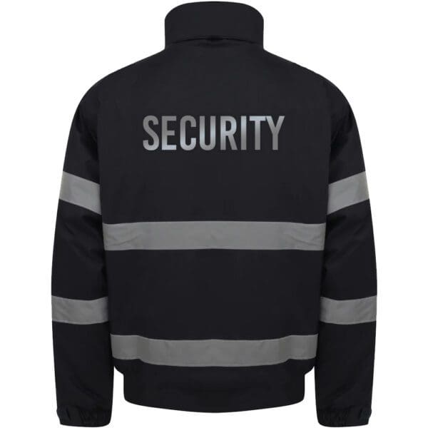 Hi Vis Bomber Jacket SECURITY Printed
